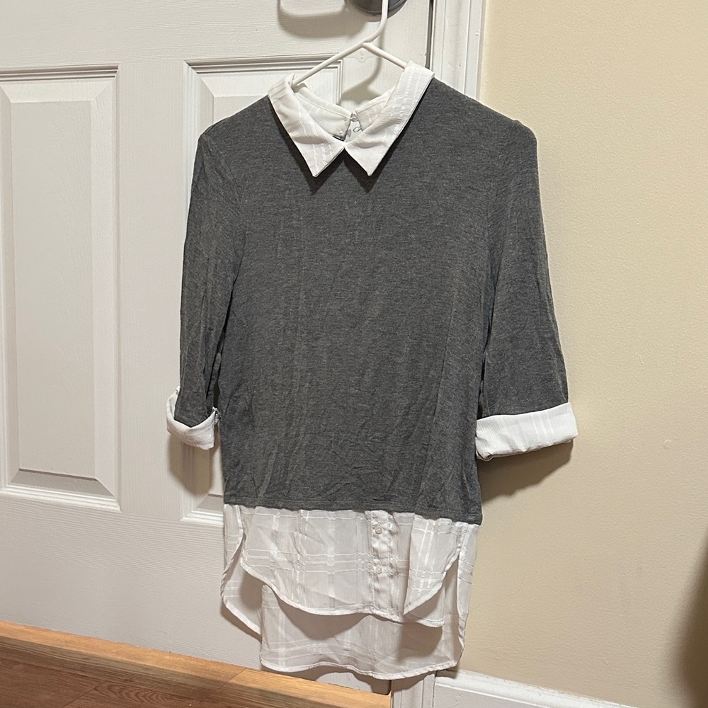 Gray Blouse